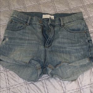 Retro high waist shorts